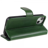 Nordic Covers iPhone 14 Plus Etui Essential Leather Juniper Green