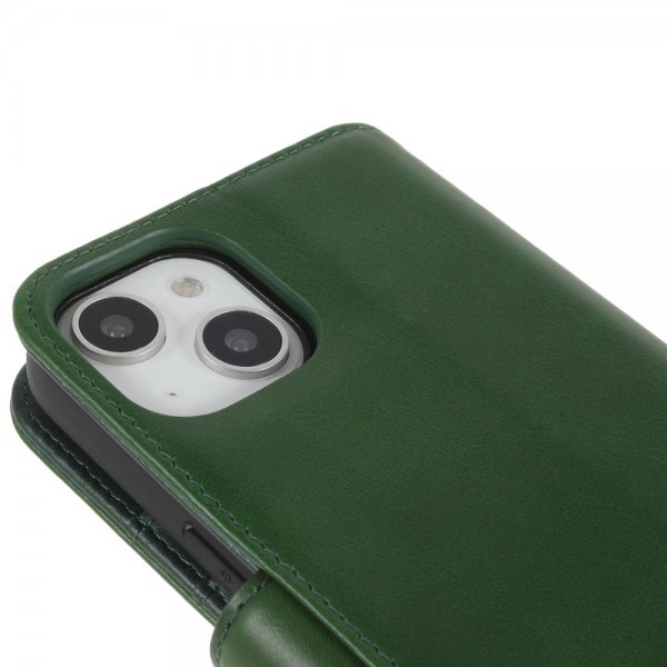 Nordic Covers iPhone 14 Plus Etui Essential Leather Juniper Green