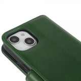 Nordic Covers iPhone 14 Plus Etui Essential Leather Juniper Green