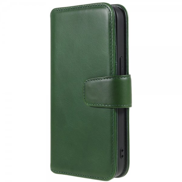 Nordic Covers iPhone 14 Plus Etui Essential Leather Juniper Green