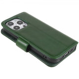 Nordic Covers iPhone 14 Pro Etui Essential Leather Juniper Green
