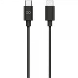 Xqisit Kabel Charge & Sync USB-C/USB-C 1m Svart