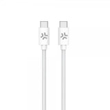 Celly Kabel Cotton Braided USB-C/USB-C 1.5m Hvit