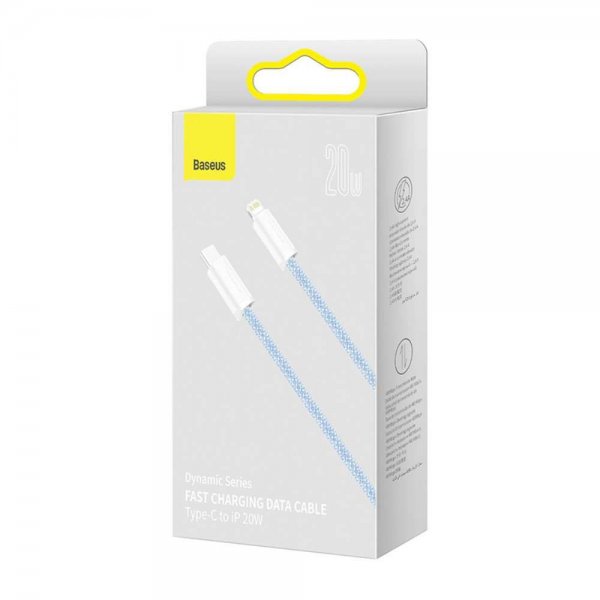 Baseus Kabel Dynamic Series USB-C till Lightning 1 m Blå