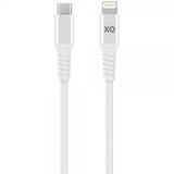 Xqisit Kabel Flettet USB-C/Lightning 2m Hvit