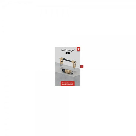 Rolling Square Kabel inCharge 6 Keyring Saturn Gold