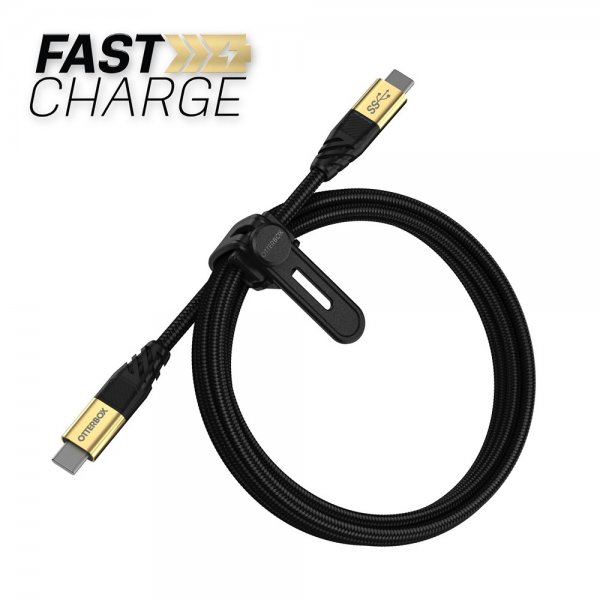 Otterbox Kabel Premium USB-C to USB-C 3.2 Gen 1 Cable 1.8m 100W Black Shimmer