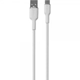 Puro Kabel Soft Charge & Sync Cable USB-A/USB-C 1.5m Hvit