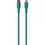Puro Kabel Soft Charge & Sync Cable USB-C/Lightning 1.5m Grønn