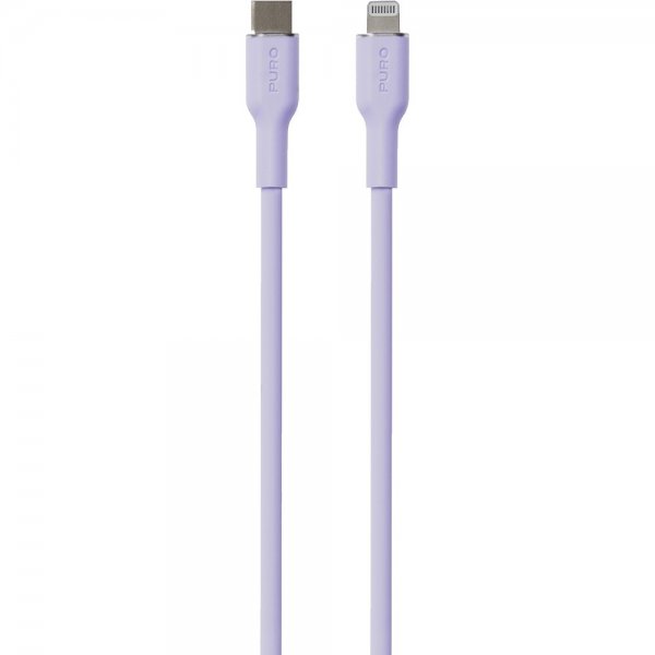 Puro Kabel Soft Charge & Sync Cable USB-C/Lightning 1.5m Lavendel