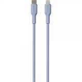 Puro Kabel Soft Charge & Sync Cable USB-C/Lightning 1.5m Lyseblå