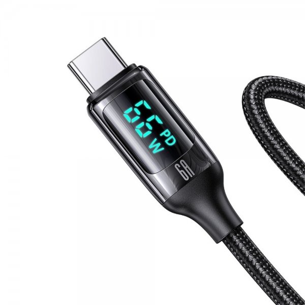 USAMS Kabel U78 Display USB-A/USB-C 1.2 m Vit
