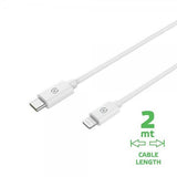 Celly Kabel USB-C/Lightning 2M Hvit