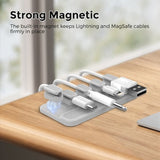 Ahastyle Kabelholder WG104 Magnetisk Grå