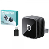 Ottocast Mini Cube Trådløs CarPlay/Android Auto Adapter Svart