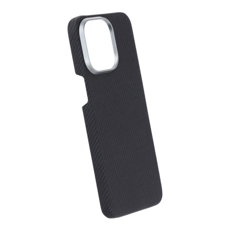 iPhone 15 Pro Max Deksel Kevlar MagSafe Svart med striper