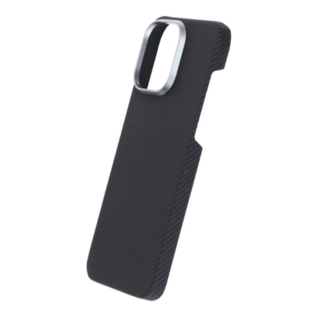 iPhone 15 Pro Max Deksel Kevlar MagSafe Svart med striper
