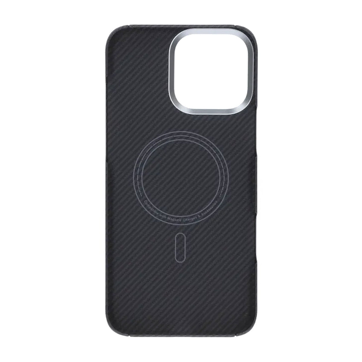 iPhone 16 Pro Max Deksel Kevlar MagSafe Svart med striper