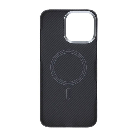 iPhone 16 Pro Max Deksel Kevlar MagSafe Svart med striper