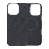 iPhone 16 Pro Max Deksel Kevlar MagSafe Svart med striper