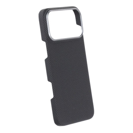 iPhone 17 Pro Max Deksel Kevlar MagSafe Svart med rutemønster