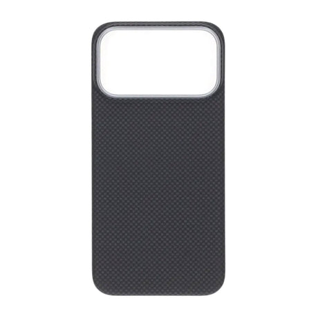 iPhone 17 Pro Max Deksel Kevlar MagSafe Svart med rutemønster