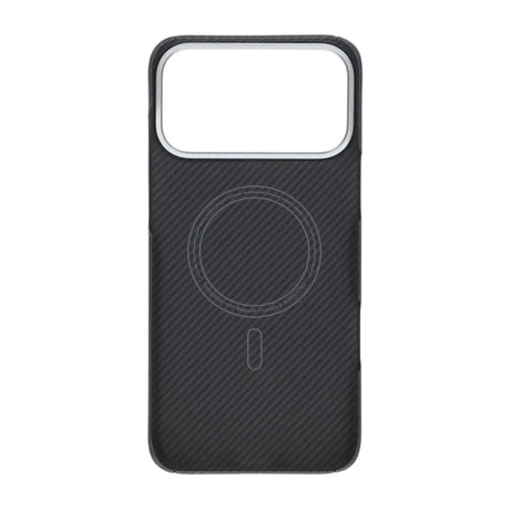 iPhone 17 Pro Max Deksel Kevlar MagSafe Svart med striper