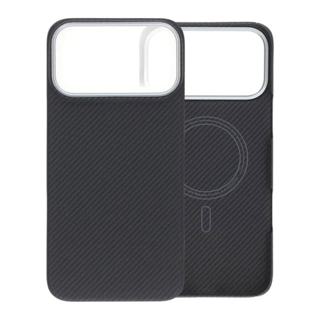 iPhone 17 Pro Max Deksel Kevlar MagSafe Svart med striper