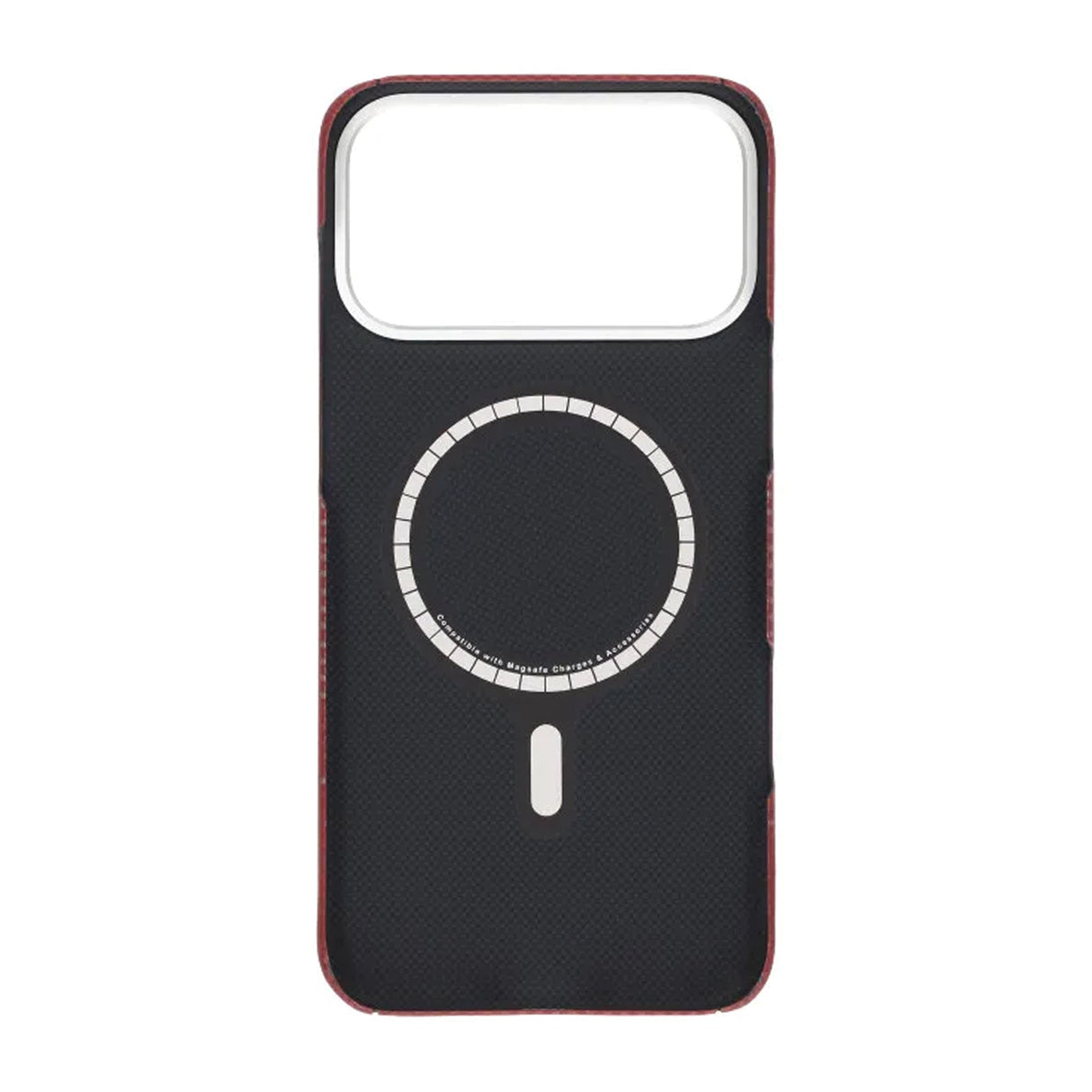 iPhone 17 Pro Max Deksel Kevlar MagSafe Rød