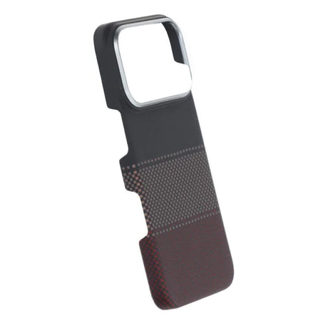 iPhone 17 Pro Deksel Kevlar MagSafe Svart Rød