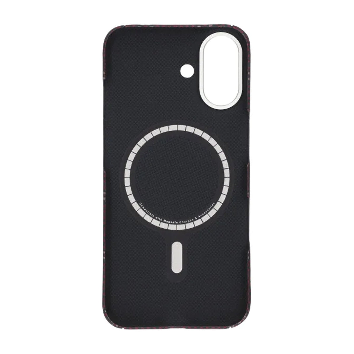 iPhone 17 Deksel Kevlar MagSafe Rød