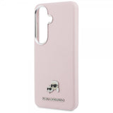 Karl Lagerfeld Samsung Galaxy S26 Deksel Saffiano MagSafe Rosa
