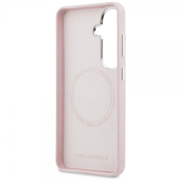 Karl Lagerfeld Samsung Galaxy S26 Deksel Saffiano MagSafe Rosa