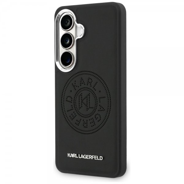 Karl Lagerfeld Samsung Galaxy S26 Deksel Perforated Logo MagSafe Svart