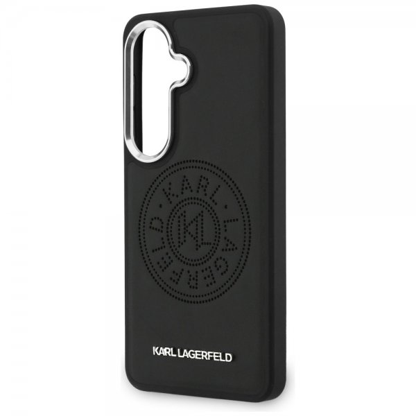 Karl Lagerfeld Samsung Galaxy S26 Plus Deksel Perforated Logo MagSafe Svart