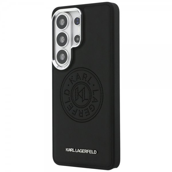 Karl Lagerfeld Samsung Galaxy S26 Ultra Deksel Perforated Logo MagSafe Svart