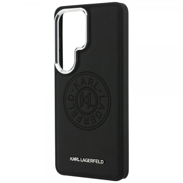 Karl Lagerfeld Samsung Galaxy S26 Ultra Deksel Perforated Logo MagSafe Svart