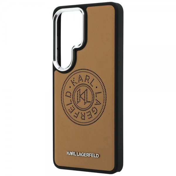 Karl Lagerfeld Samsung Galaxy S26 Ultra Deksel Perforated Logo MagSafe Brun