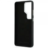 Karl Lagerfeld Samsung Galaxy S26 Ultra Deksel Metal Logo Grained Svart