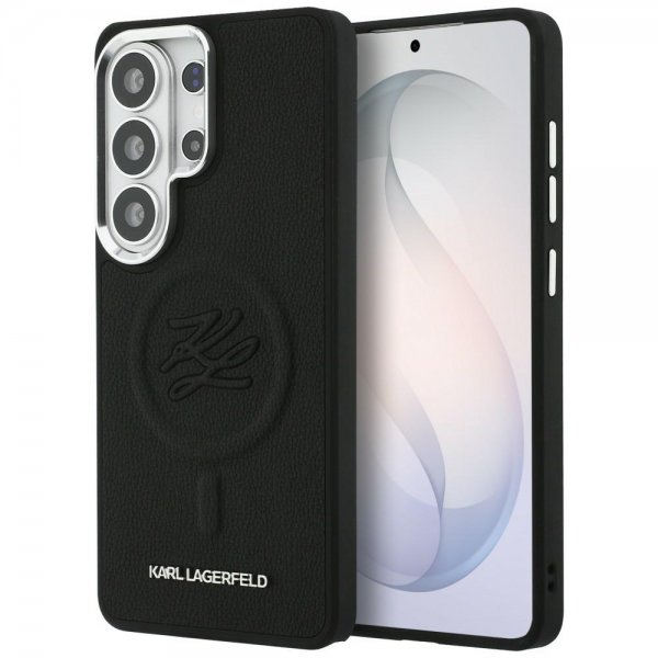 Karl Lagerfeld Samsung Galaxy S26 Ultra Deksel Embossed MagSafe Svart