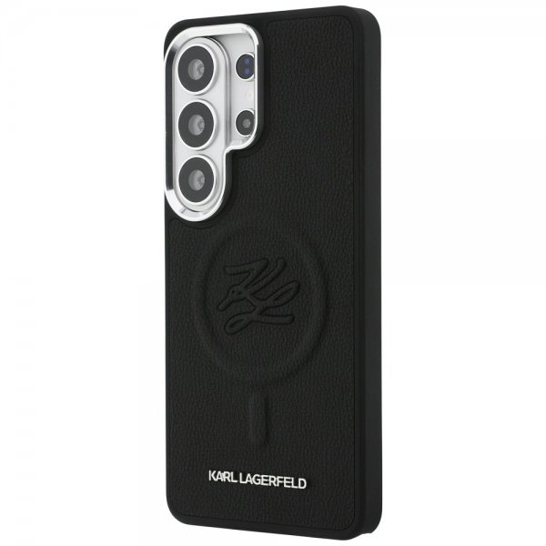 Karl Lagerfeld Samsung Galaxy S26 Ultra Deksel Embossed MagSafe Svart