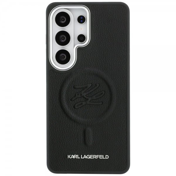Karl Lagerfeld Samsung Galaxy S26 Ultra Deksel Embossed MagSafe Svart