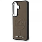 Karl Lagerfeld Samsung Galaxy S26 Plus Deksel Embossed MagSafe Brun