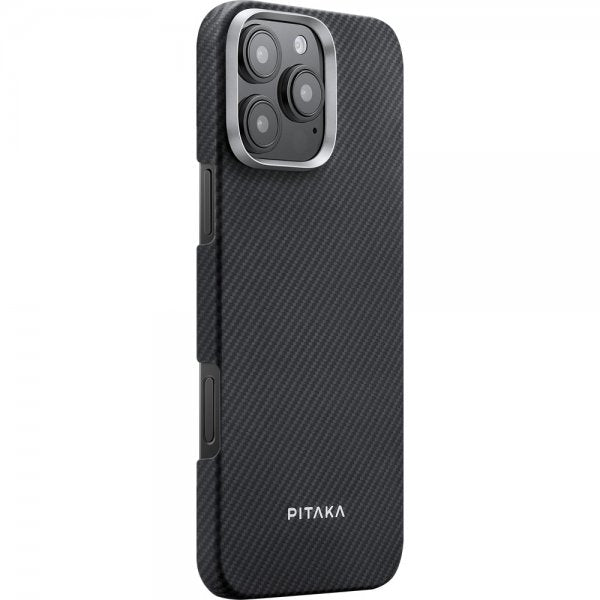 Pitaka iPhone 16 Pro Deksel Ultra-Slim Case MagSafe Black/Grey Twill