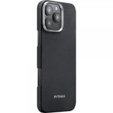 Pitaka iPhone 16 Pro Deksel Ultra-Slim Case MagSafe Black/Grey Twill