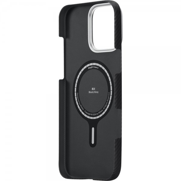 Pitaka iPhone 16 Pro Max Deksel Ultra-Slim Case MagSafe Black/Grey Twill