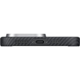 Pitaka iPhone 16 Pro Deksel Edge MagSafe Black/Grey Twill