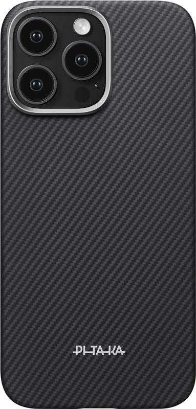 Pitaka iPhone 16 Pro Max Deksel Edge MagSafe Black/Grey Twill