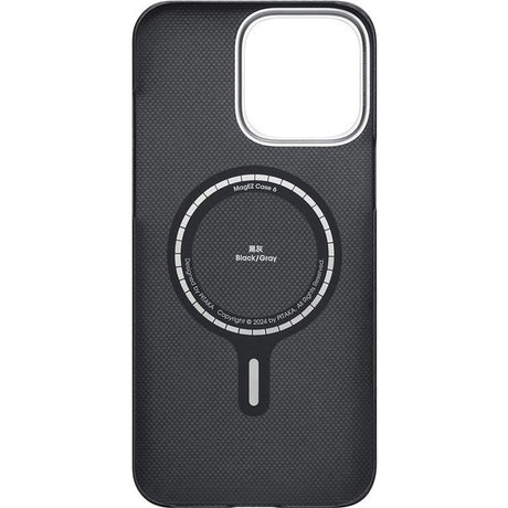 Pitaka iPhone 16 Pro Max Deksel Edge MagSafe Black/Grey Twill