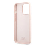 Karl Lagerfeld iPhone 13 Pro Deksel Liquid Silicone Ljusrosa